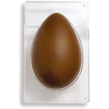 Picture of EASTER EGG MOULD POLYCARBOANTE FOR 750G EGG 1 CAVITY 195 X 2
